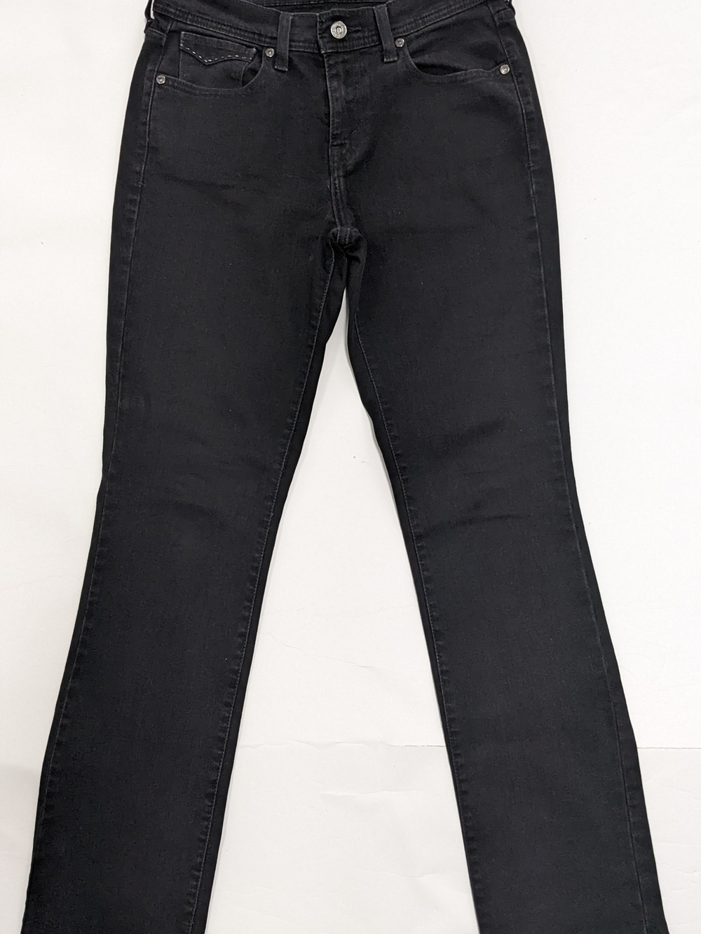 Levi's 505 Women’s Black Straight Leg Jeans